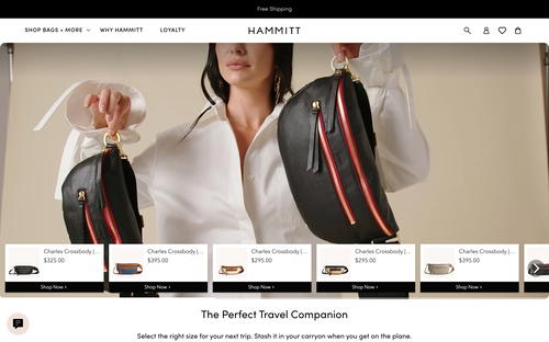Hammitt website screenshot