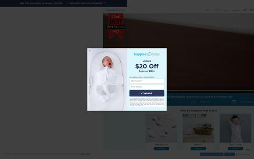 Happiest Baby website screenshot