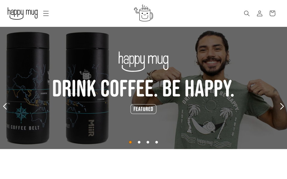 Happy Mug website