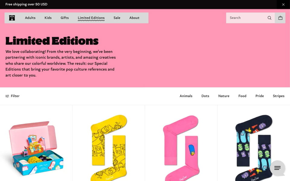 Happy Socks website