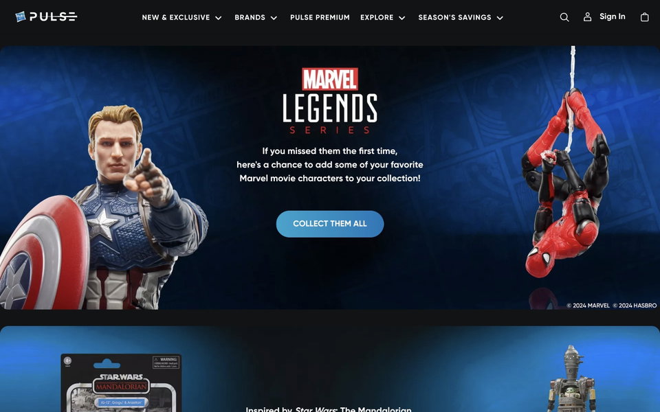 Hasbro Pulse website