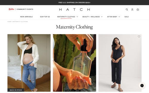 HATCH Collection website screenshot