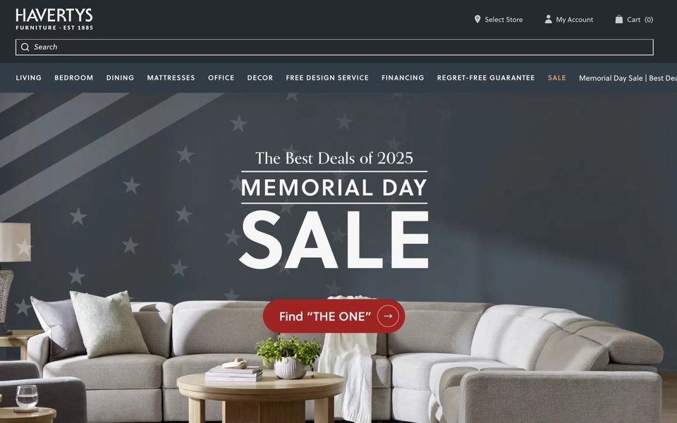 Havertys website
