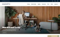 Haworth website screenshot