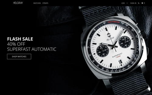 Helgray website screenshot