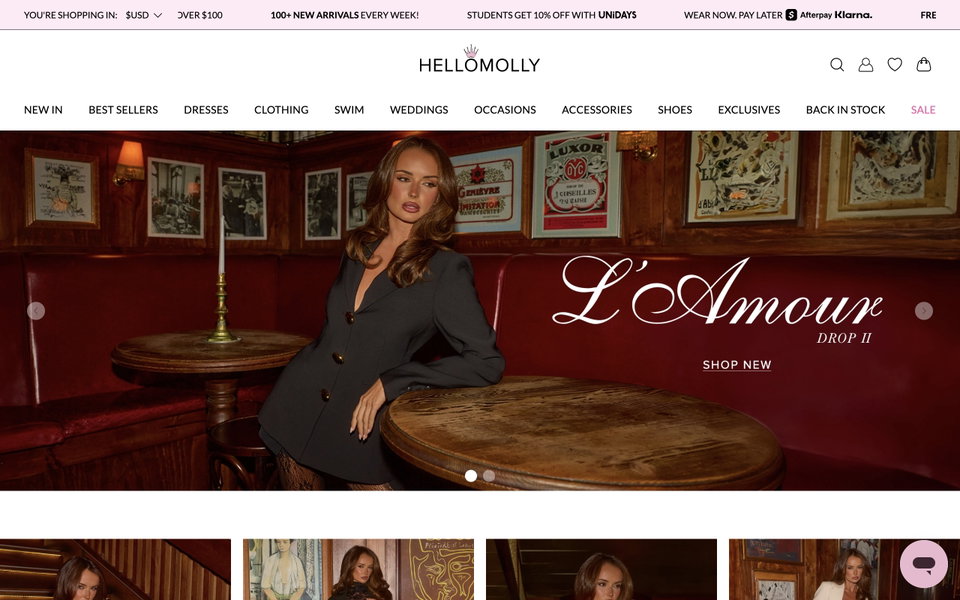 Hello Molly website