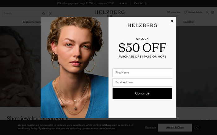 Helzberg Diamonds screenshot