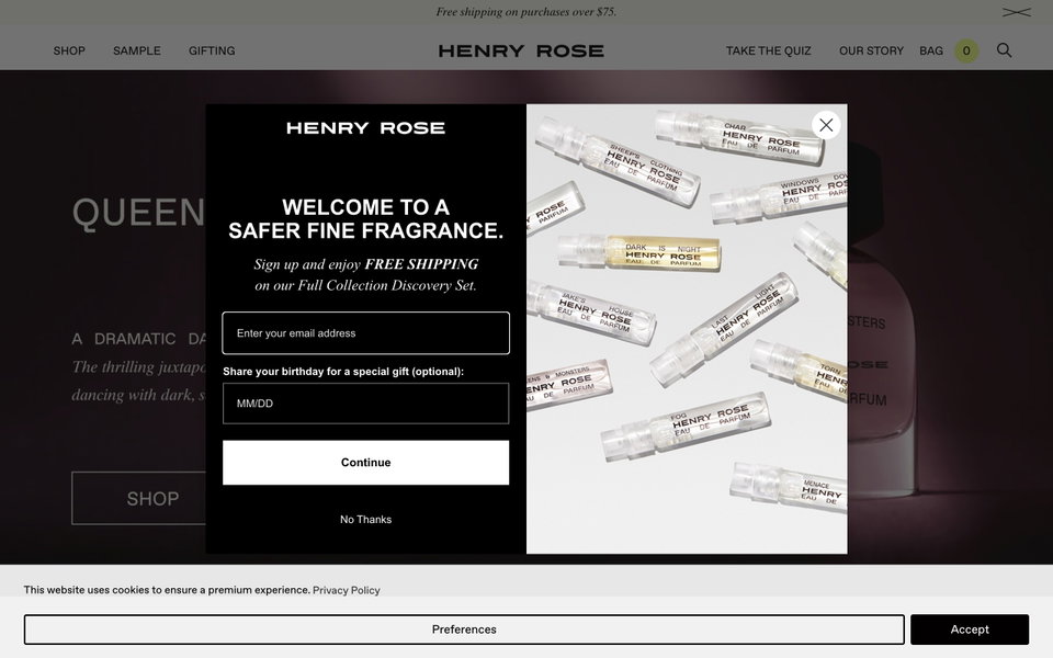 Henry Rose website
