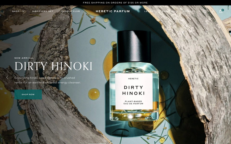 Heretic Parfum website