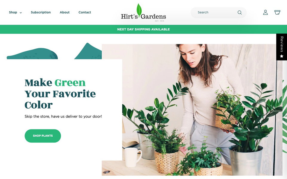Hirt's Gardens website
