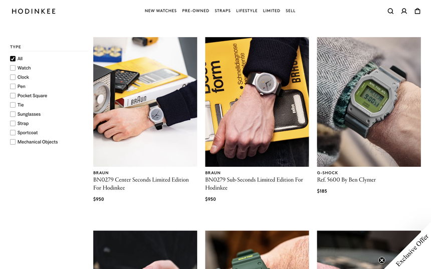 HODINKEE on Shomp