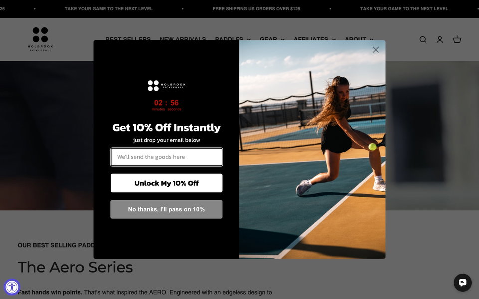 Holbrook Pickleball website