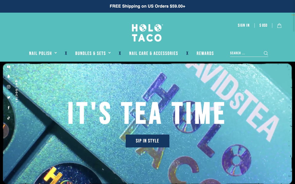 Holo Taco website