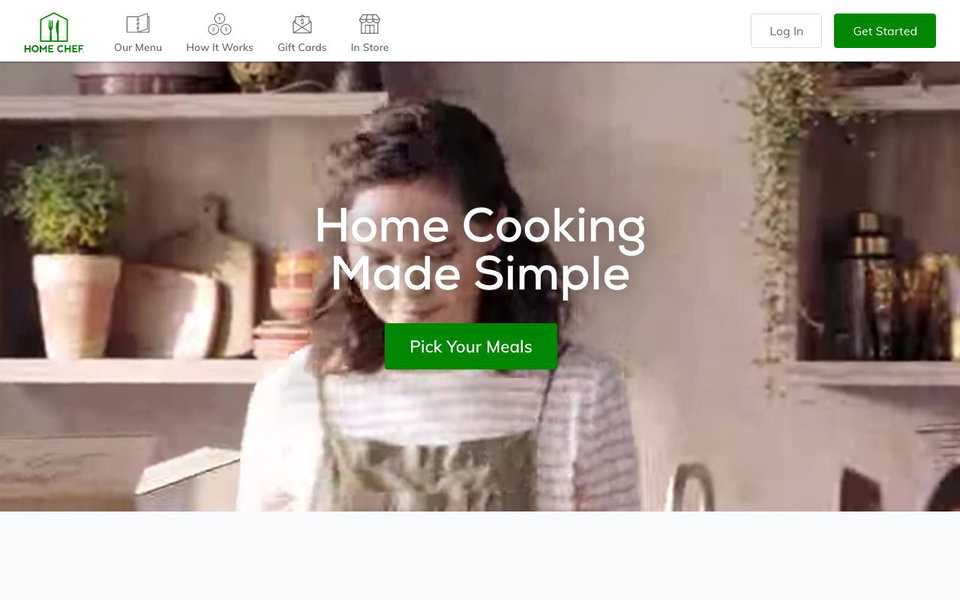 Home Chef website