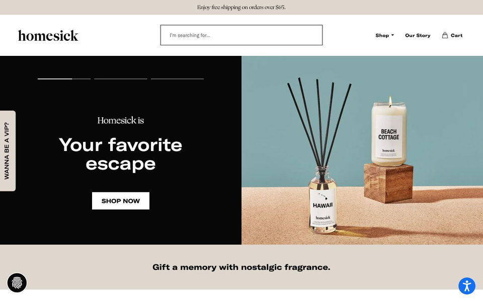 Homesick website