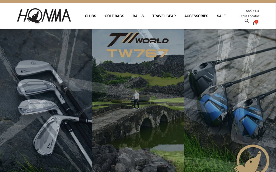 Honma Golf website