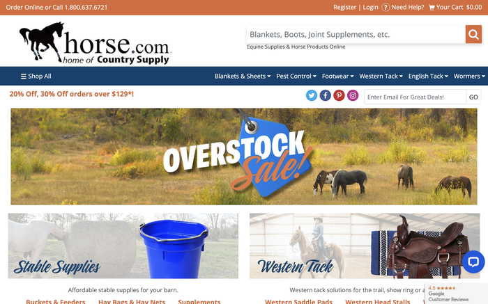 Horse.com screenshot