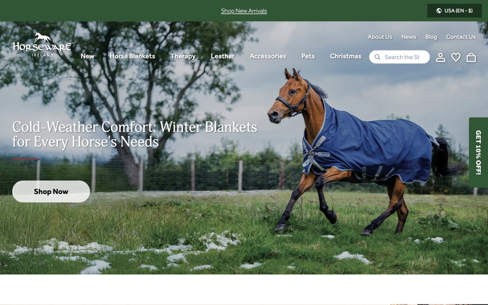 Horseware Ireland website
