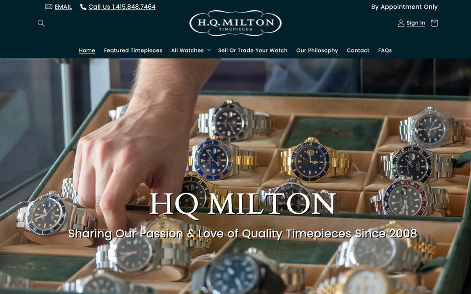 H.Q. MILTON website