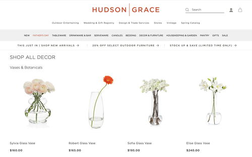 Hudson Grace website screenshot