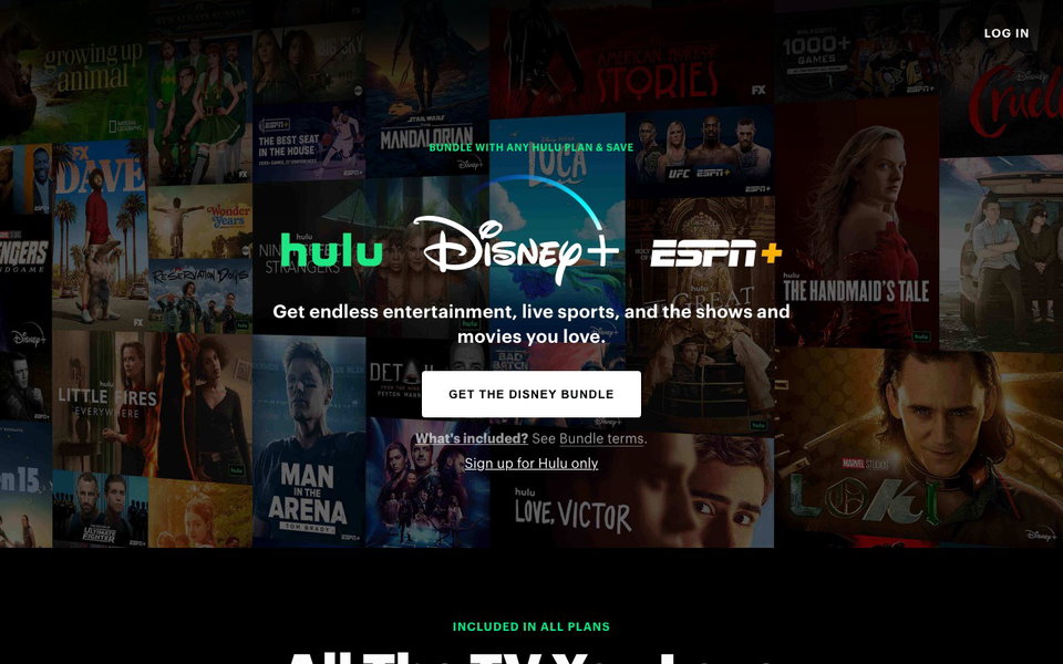 Hulu website