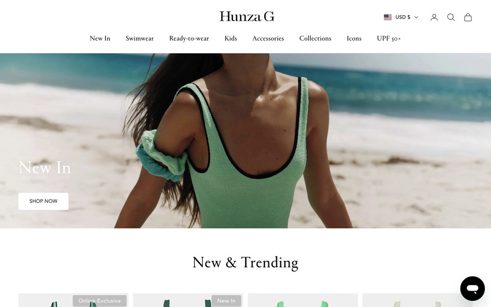 Hunza G website