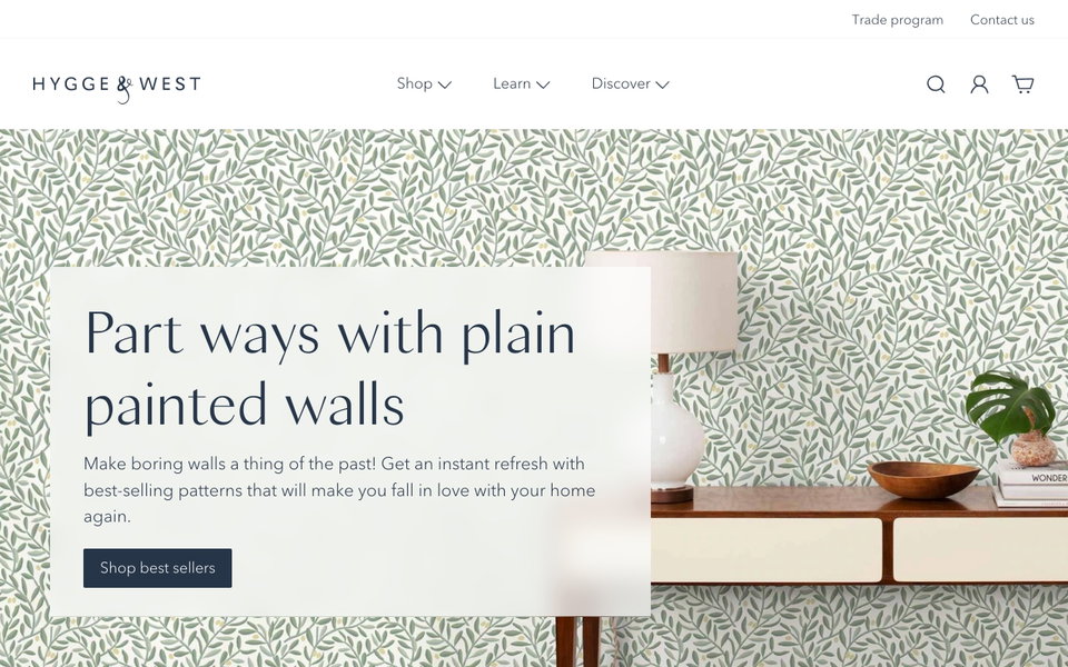 Hygge & West website