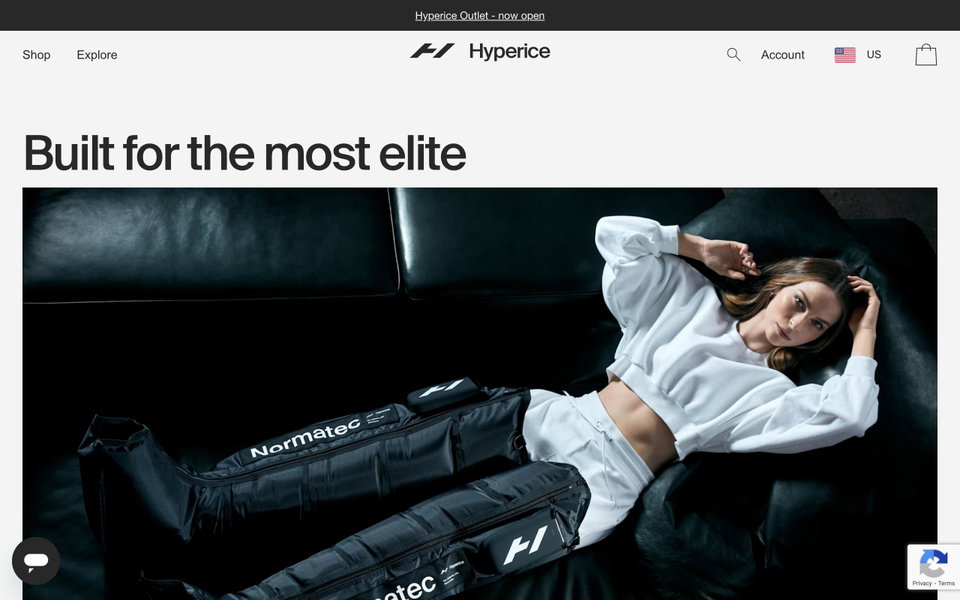 Hyperice website