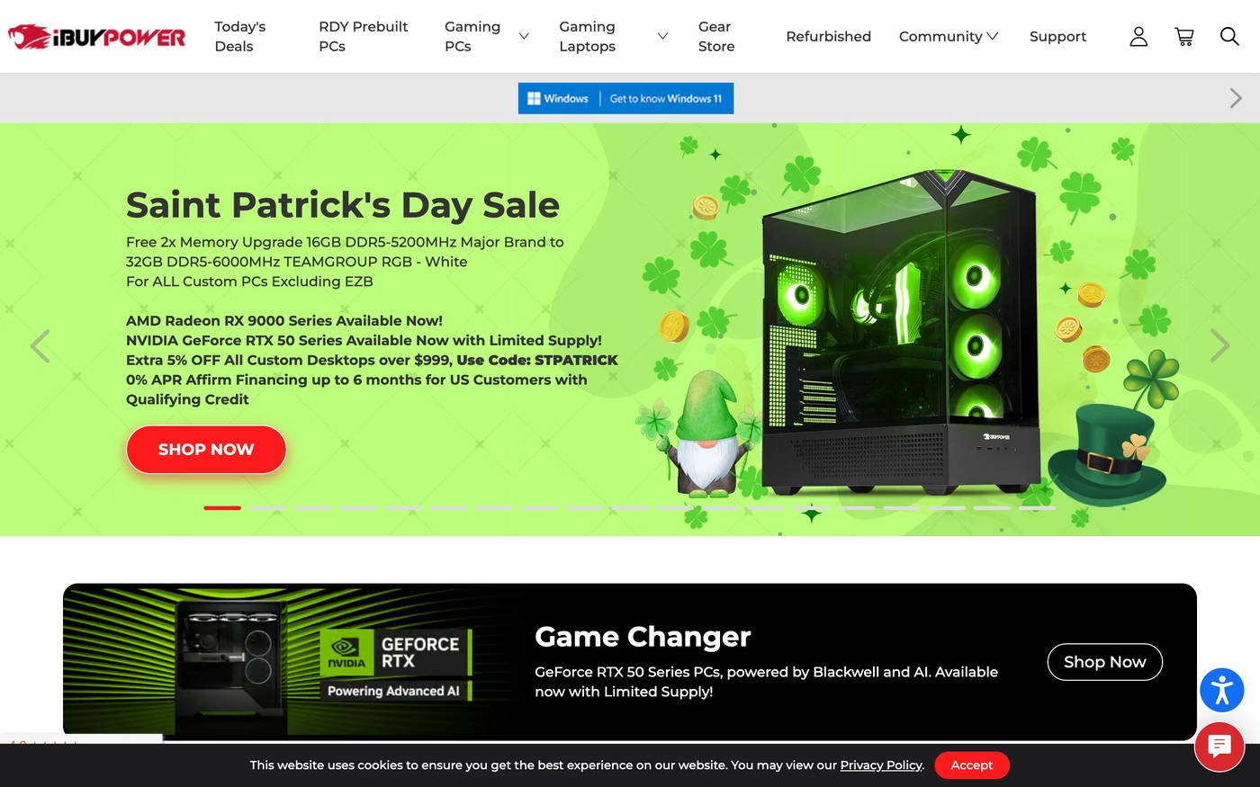 iBUYPOWER screenshot