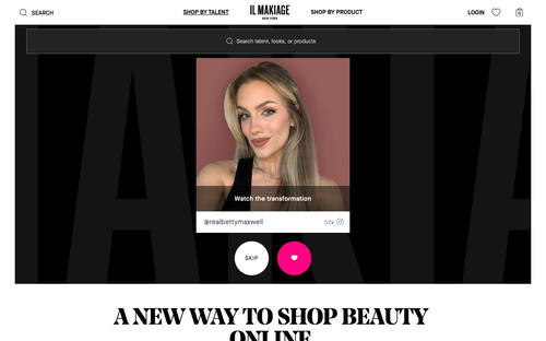 IL MAKIAGE website screenshot