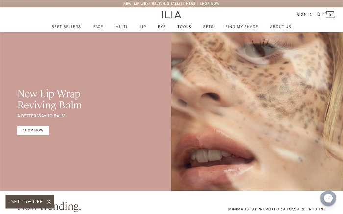 ILIA Beauty screenshot