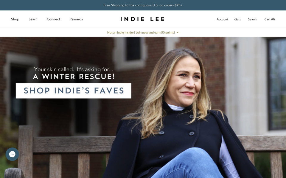Indie Lee website