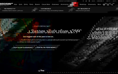 INDOCHINO website screenshot