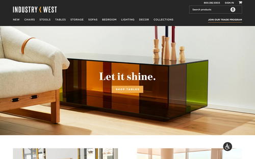 Industry West website