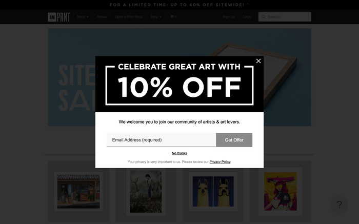 INPRNT screenshot