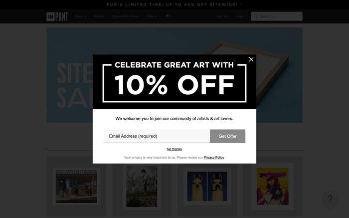 INPRNT screenshot