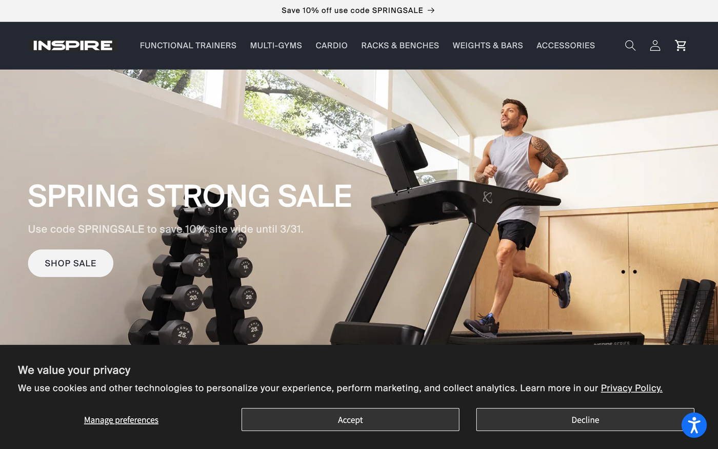 Inspire Fitness screenshot