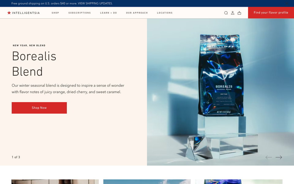 Intelligentsia Coffee website