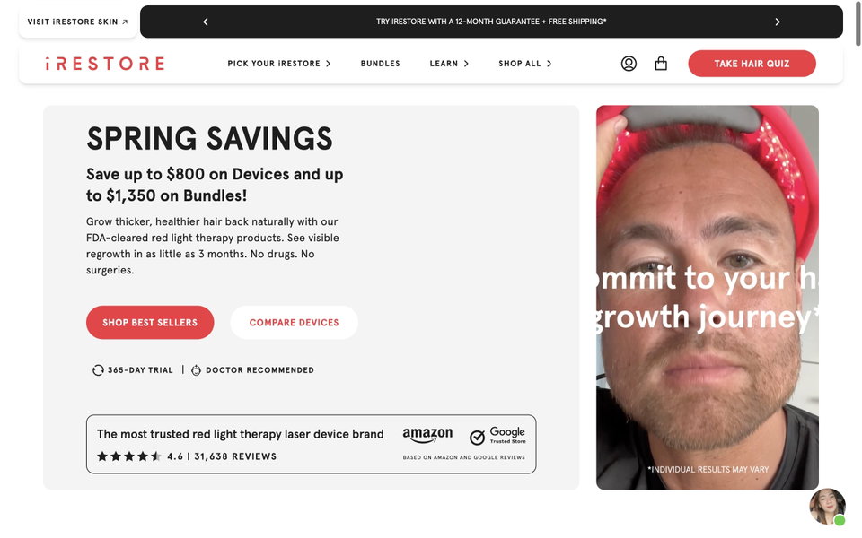 iRestore website