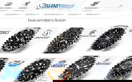 Island Watch website screenshot