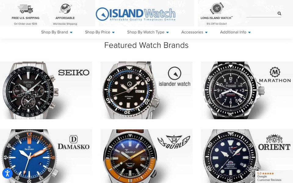 Island Watch website
