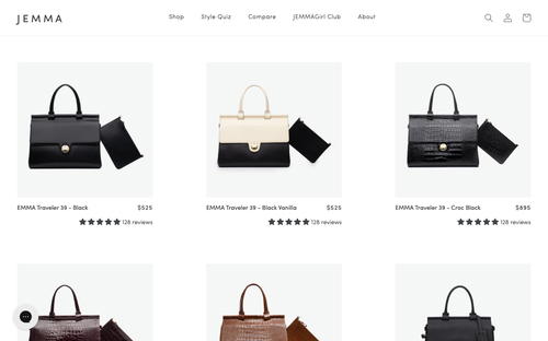 JEMMA website screenshot