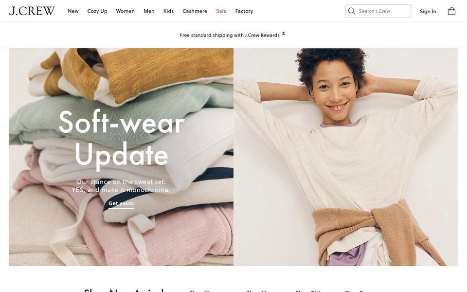 J.Crew website
