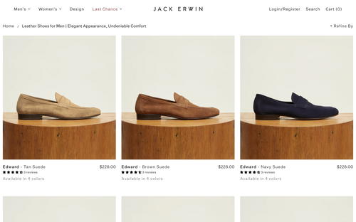 Jack Erwin website screenshot
