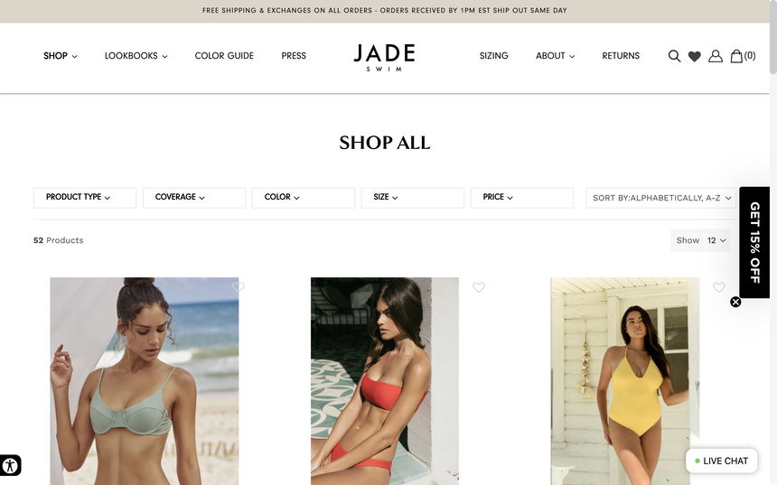 JADE Swim on Shomp