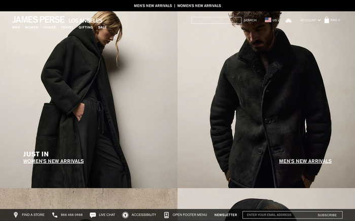 James Perse screenshot