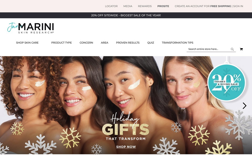 Jan Marini Skin Research website