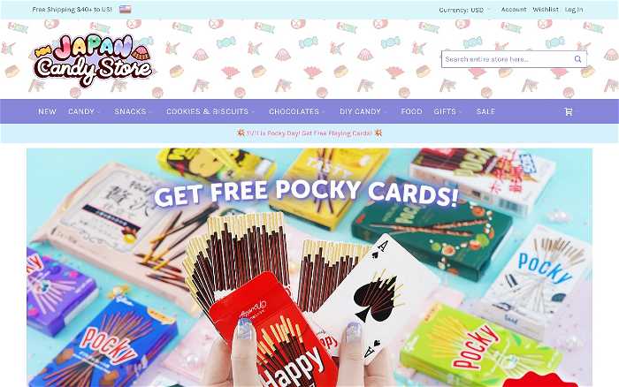 Japan Candy Store screenshot