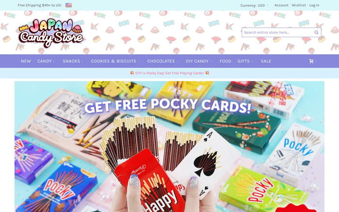 Japan Candy Store screenshot