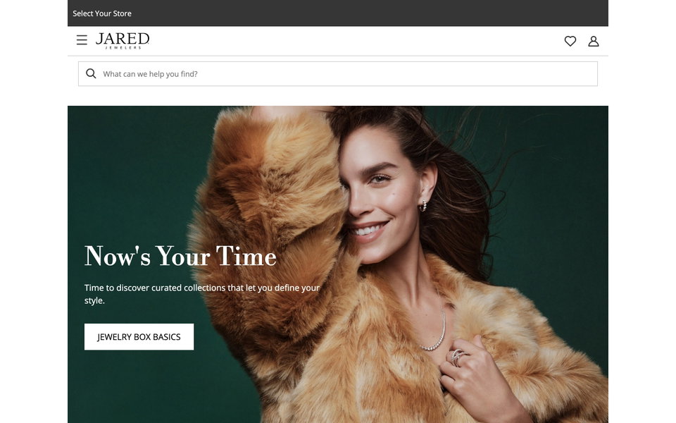 Jared website